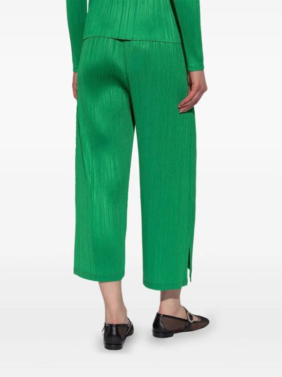 25SS 플리츠플리즈 스트레이트 팬츠 PP56JF125 62 GREEN - PLEATS PLEASE