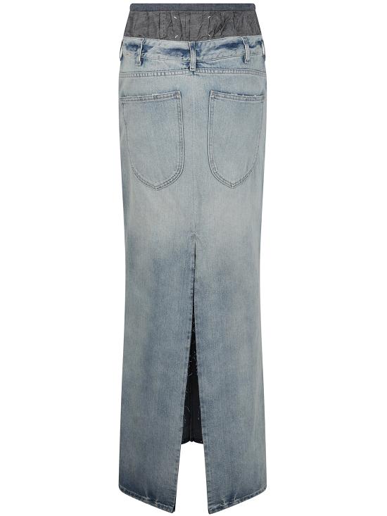 25SS 마르지엘라 롱 스커트 S51MI0006 S30383 096 961 LIGHT BLUE - MAISON MARGIELA