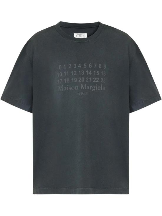 25SS 마르지엘라 반팔 티셔츠 S50GC0716 S24567 969 WASHED BLACK - MAISON MARGIELA