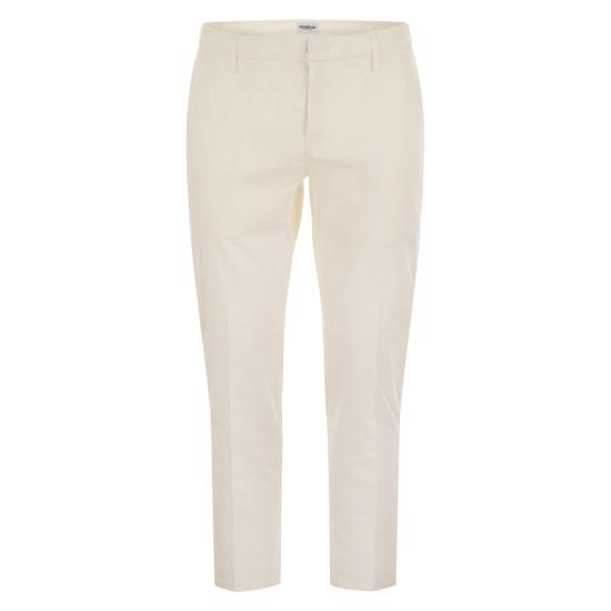  돈답 스트레이트 팬츠 UP518PSE025UPTD WHITE