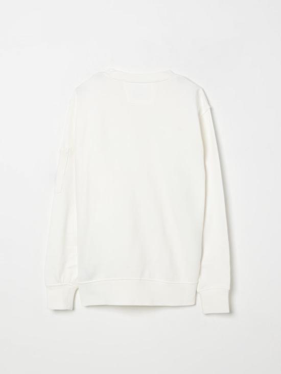 25FW [키즈] 씨피 컴퍼니 풀오버 CUF00XLCA69 10135 White - C.P. COMPANY