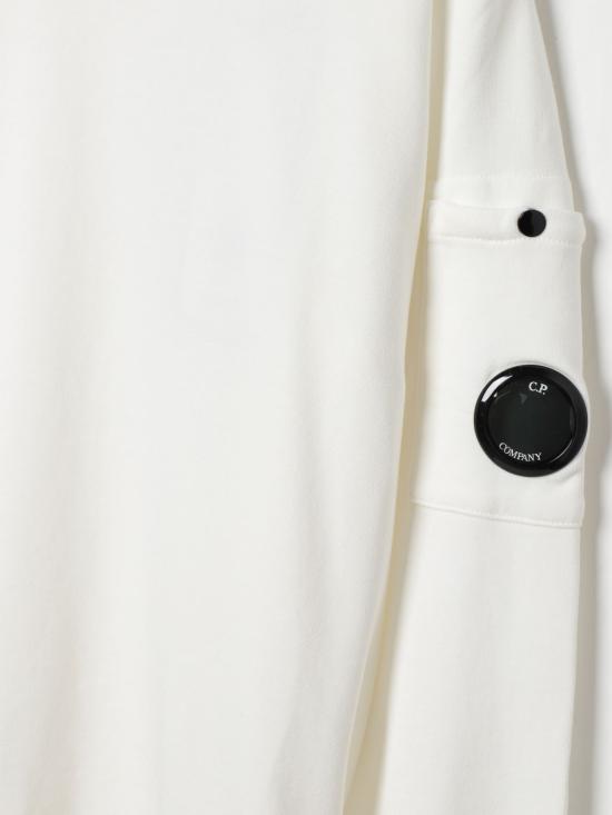 25FW [키즈] 씨피 컴퍼니 풀오버 CUF00XLCA69 10135 White - C.P. COMPANY