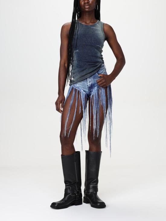 25SS 디젤 숏팬츠 A181450CMBM 01 Blue - DIESEL