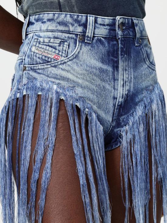 25SS 디젤 숏팬츠 A181450CMBM 01 Blue - DIESEL