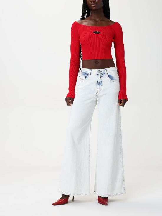 25SS 디젤 긴팔 티셔츠 A141890DLAX 42A Red - DIESEL