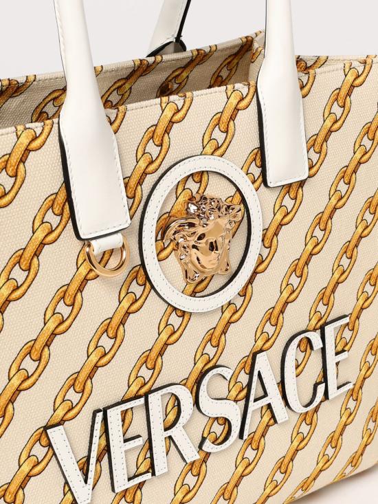 25SS 베르사체 토트백 10058611A13568 5W73V White - VERSACE