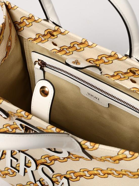 25SS 베르사체 토트백 10058611A13568 5W73V White - VERSACE