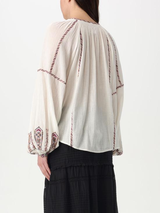 25SS 이자벨마랑에뚜왈 긴팔 티셔츠 HT0557FAC1J11E ECOE Beige - ISABEL MARANT ETOILE