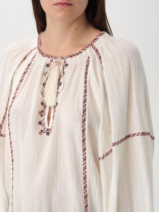 25SS 이자벨마랑에뚜왈 긴팔 티셔츠 HT0557FAC1J11E ECOE Beige - ISABEL MARANT ETOILE