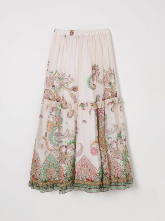 25FW [키즈] 에트로 스커트 GW7A64M0065 105MC Ivory - ETRO