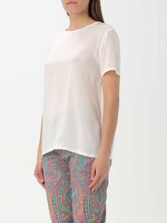 25SS 에트로 반팔 티셔츠 WRJA002599TU1I0 W0001 White - ETRO