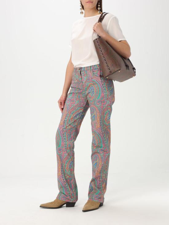 25SS 에트로 반팔 티셔츠 WRJA002599TU1I0 W0001 White - ETRO