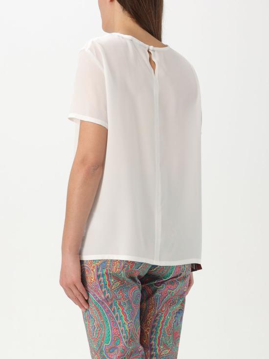 25SS 에트로 반팔 티셔츠 WRJA002599TU1I0 W0001 White - ETRO