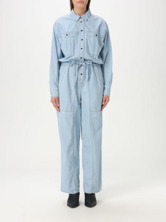 25SS 이자벨마랑에뚜왈 점프수트 CB0074FAC1I01E 30LU Blue
