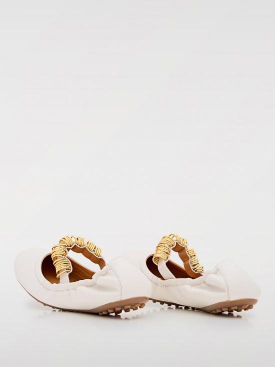 25SS 토즈 플랫 슈즈 XXW0HI0JJ10U1O B015 White - TODS