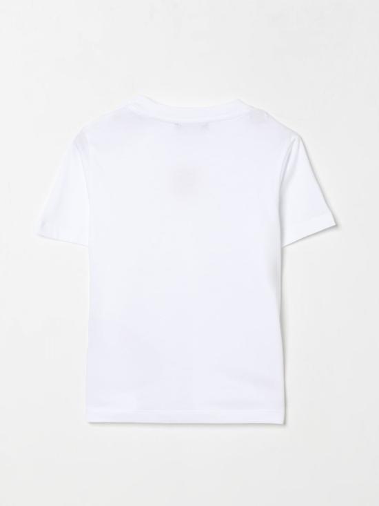 25FW [키즈] 발망 티셔츠 BW8P61Z1751 100OR White - BALMAIN