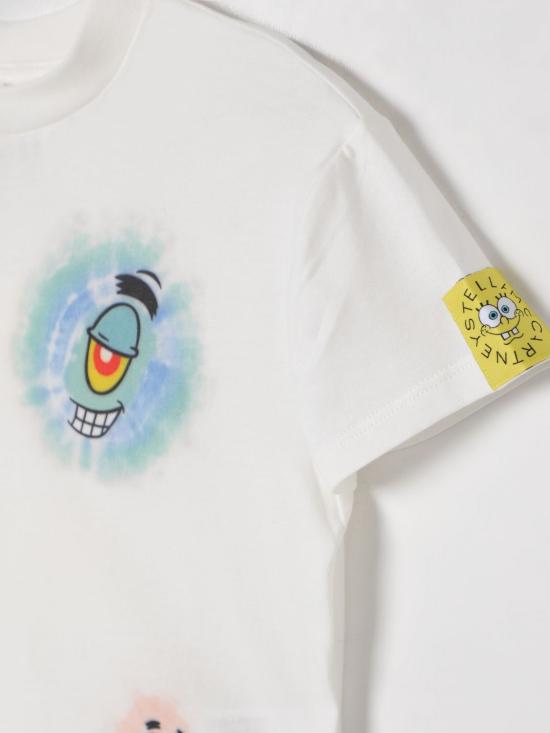 25FW [키즈] 스텔라 맥카트니 티셔츠 TW8T01Z0434 101 Ivory - STELLA MCCARTNEY