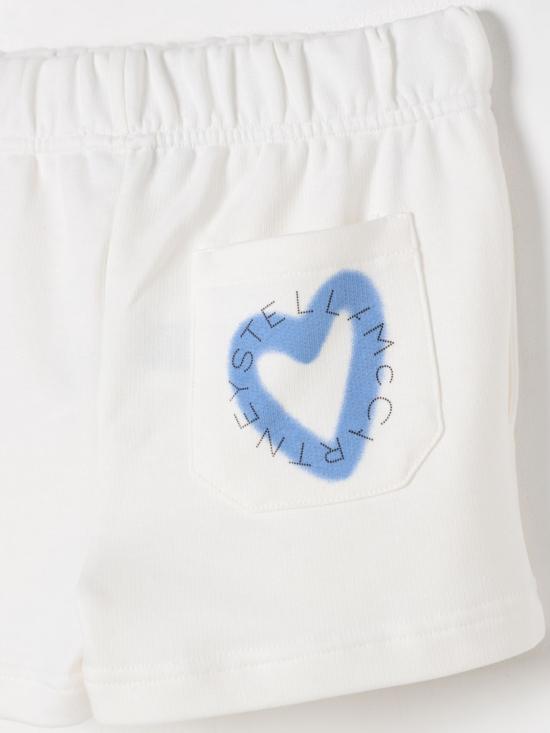 25FW [키즈] 스텔라 맥카트니 쇼츠/버뮤다 TW6D99Z0499 101 Ivory - STELLA MCCARTNEY