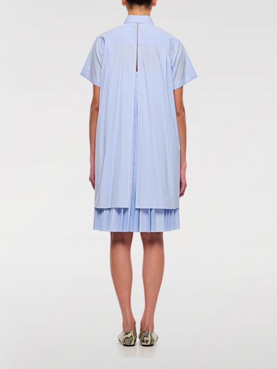 25SS 사카이 롱 원피스 2507761 458 Striped - SACAI