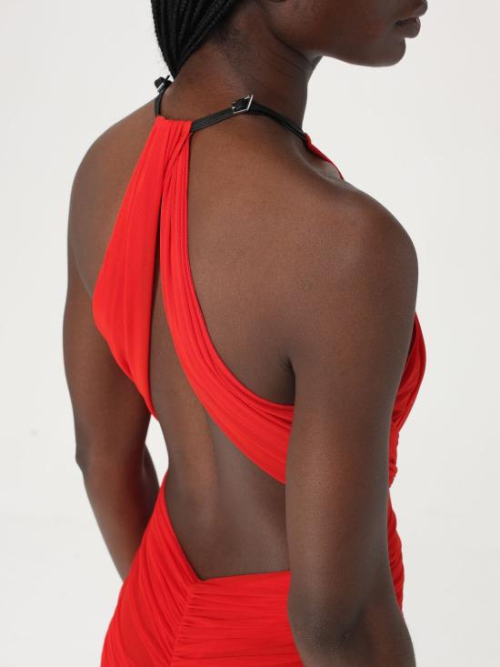 25SS 뮈글러 롱 원피스 25P3RO1711595 3119 Red - MUGLER