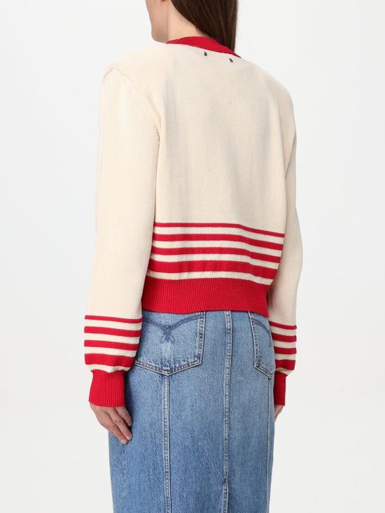 25FW 골든구스 가디건 GWP02155P00183215722 Red - GOLDEN GOOSE