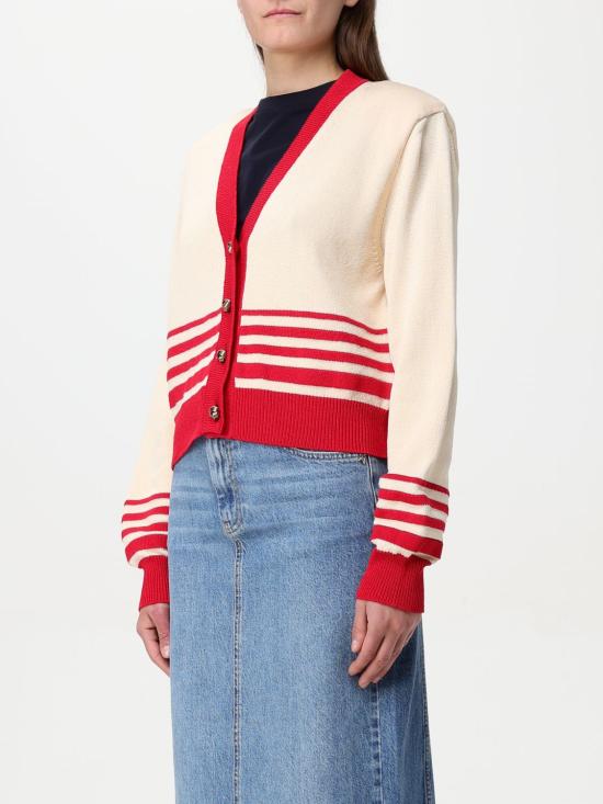 25FW 골든구스 가디건 GWP02155P00183215722 Red - GOLDEN GOOSE