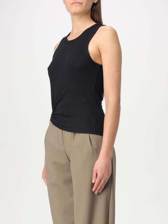 25FW 파코라반 민소매 티셔츠 24FJTE165CO0530 P001 Black - PACO RABANNE