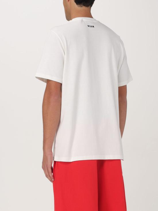 25SS 엠에스지엠 반팔 티셔츠 3840MM104257098 02 White - MSGM