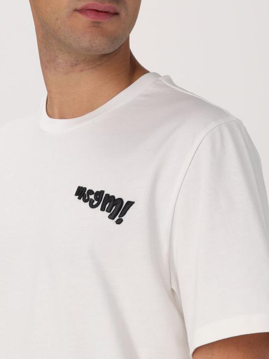 25SS 엠에스지엠 반팔 티셔츠 3840MM104257098 02 White - MSGM