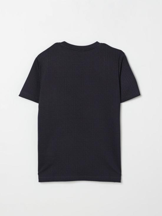 25FW [키즈] 발망 티셔츠 BW8R31J0472 60K Blue - BALMAIN