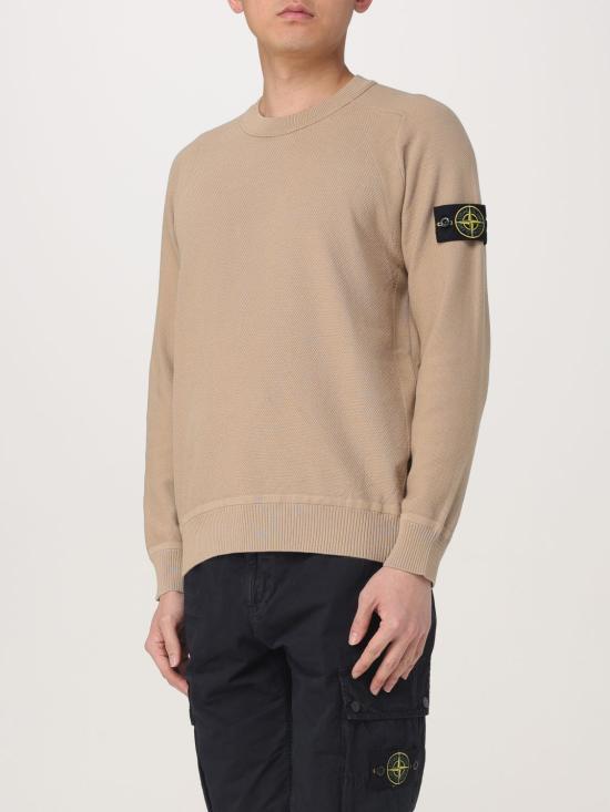 25FW 스톤 아일랜드 스웨터 5100036S00B5 V0094 Beige - STONE ISLAND