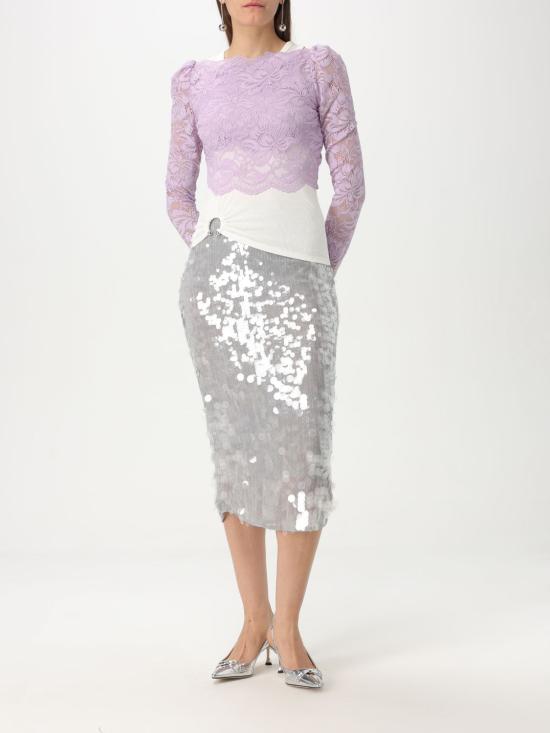 25FW 파코라반 민소매 티셔츠 24FJTE165CO0530 P100 White - PACO RABANNE