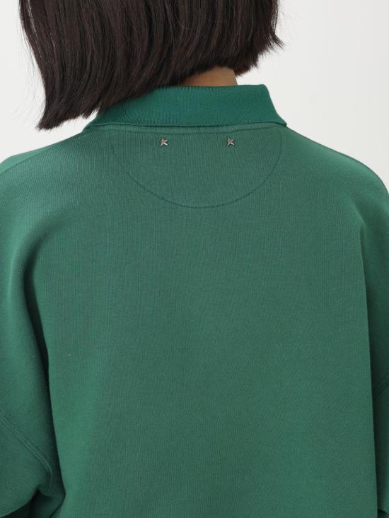 25FW 골든구스 긴팔 티셔츠 GWP02200P00188835913 Green - GOLDEN GOOSE