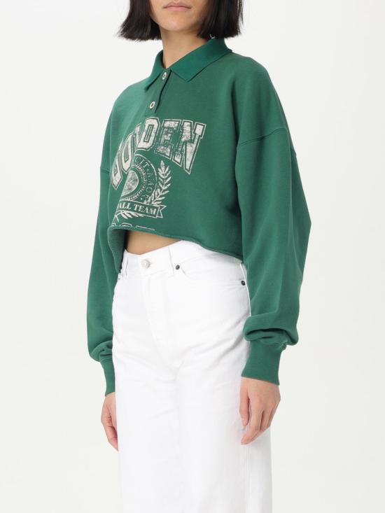 25FW 골든구스 긴팔 티셔츠 GWP02200P00188835913 Green - GOLDEN GOOSE