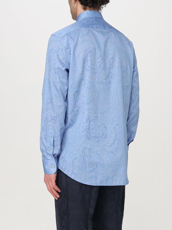 25SS 에트로 긴팔 셔츠 MRIB000199SA493 X0880 Gnawed Blue - ETRO