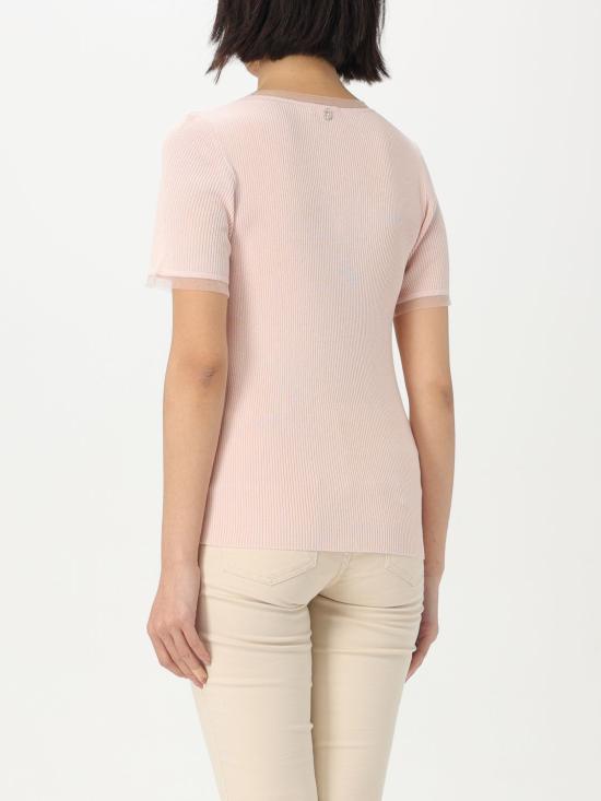 25SS 리우조 반팔 티셔츠 WA5126MAG87 21206 Pink - LIU JO