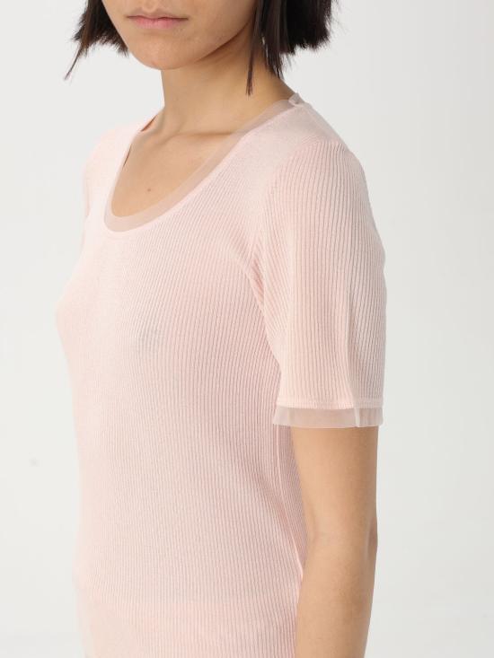 25SS 리우조 반팔 티셔츠 WA5126MAG87 21206 Pink - LIU JO