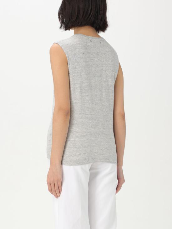 25FW 골든구스 민소매 티셔츠 GWP02187P00188660269 Grey - GOLDEN GOOSE