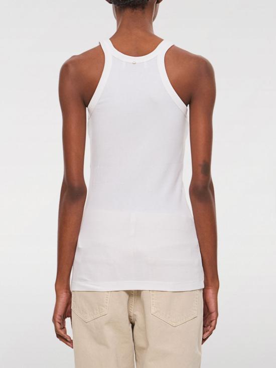 25FW 스포트막스 민소매 티셔츠 2512941012600 001 White - SPORTMAX