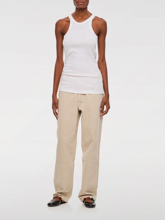 25FW 스포트막스 민소매 티셔츠 2512941012600 001 White - SPORTMAX