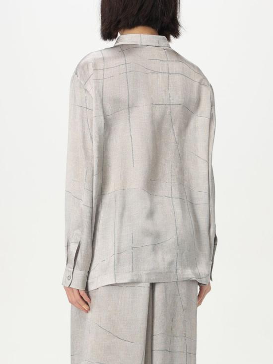 25SS 조르지오 아르마니 블라우스 GW000775TE13743 F8078 Grey - GIORGIO ARMANI