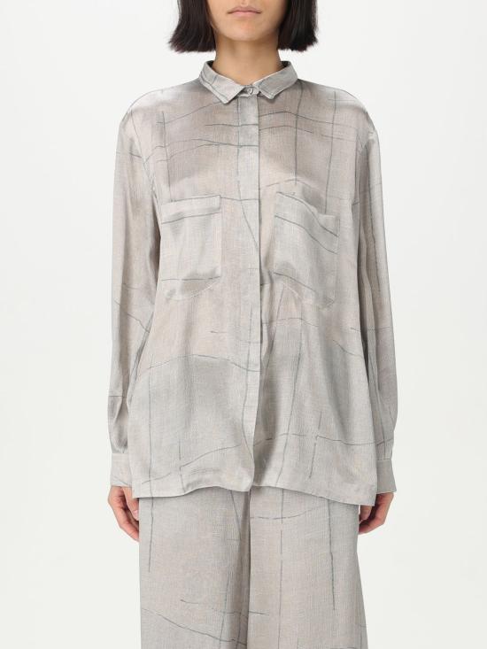 25SS 조르지오 아르마니 블라우스 GW000775TE13743 F8078 Grey