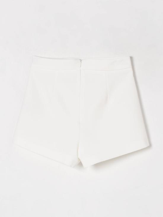 25FW [키즈] 미스블루마린 쇼츠/버뮤다 BFBE0020GA017 0004 Ivory - MISS BLUMARINE