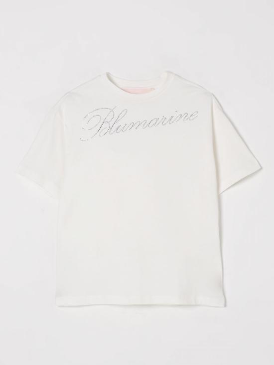 25FW [키즈] 미스블루마린 티셔츠 BFTS0080JF056 0004 Ivory