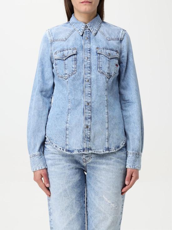 25SS 디젤 블라우스 A09966068KC 01 Denim