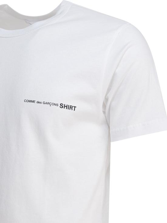25SS 꼼데가르송 반팔 티셔츠 FO T026 S253 WHITE White - COMME DES GARCONS