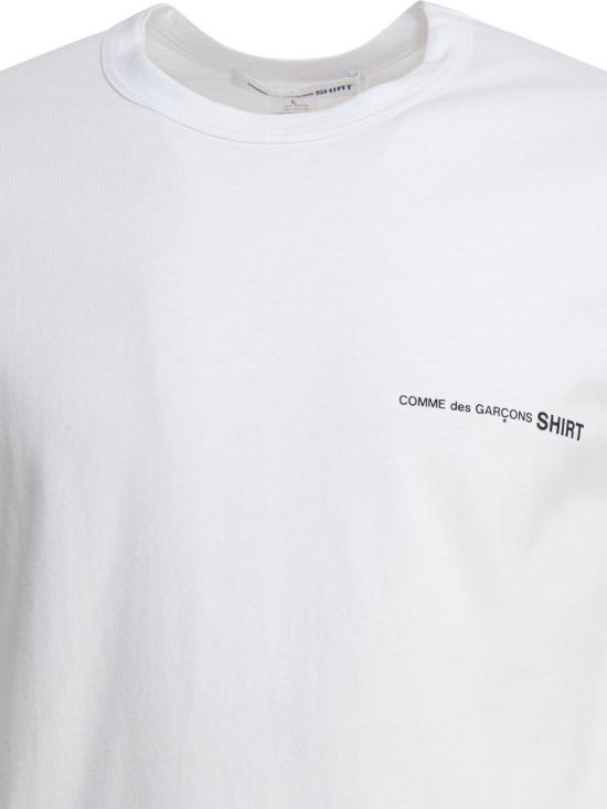 25SS 꼼데가르송 반팔 티셔츠 FO T026 S253 WHITE White - COMME DES GARCONS