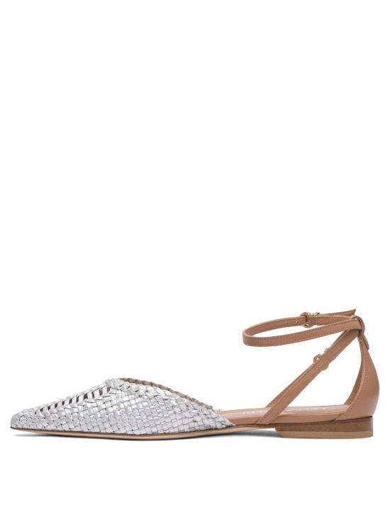 25SS 렐라 바르디 플랫 슈즈 LE2542INTRFOIL MOCHA Silver - LELLA BALDI
