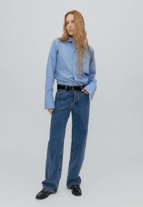  스틸히어 데님 팬츠 스틸 히어 뉴욕 에브리데이 진 클래식 블루