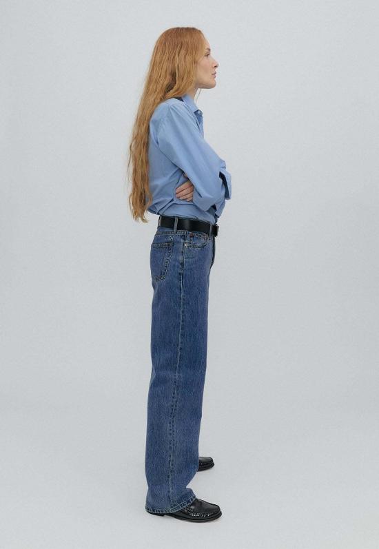  스틸히어 데님 팬츠 스틸 히어 뉴욕 에브리데이 진 클래식 블루 - STILL HERE